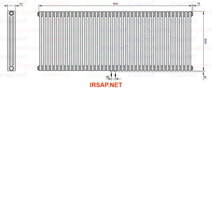 Радиатор IRSAP Tesi 32000/41 T50 CL 01